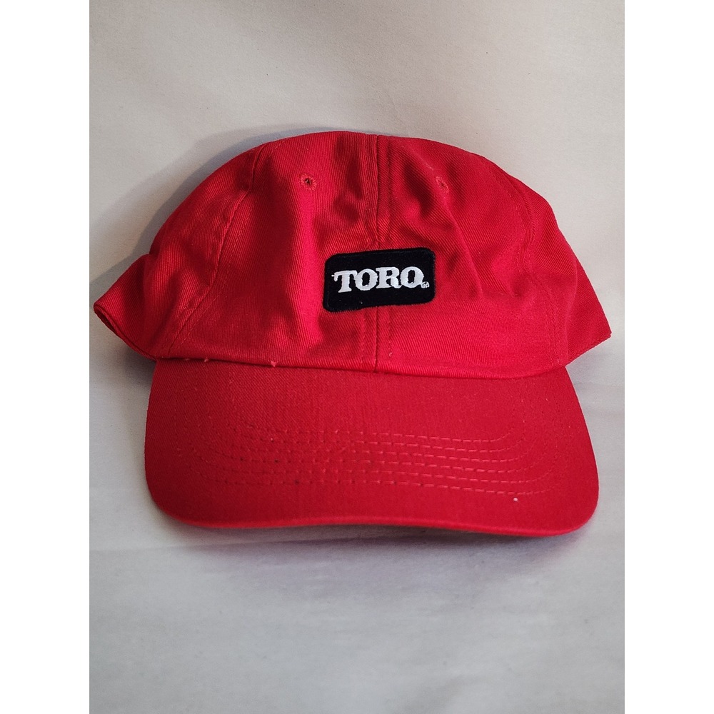 Toro Lawn Mowers Equipment Brand Dad Hat Red Cotton Adjustable Baseball Cap